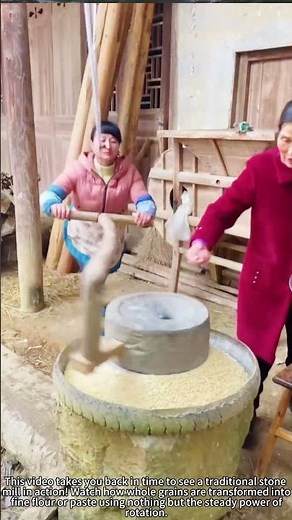 Old-School Flour Power! 🪨🌾