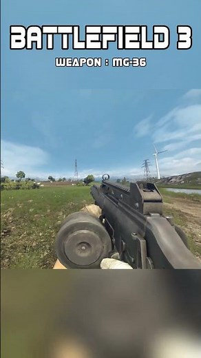 Battlefield 3 MG-36 VS MWIII Holger-26 Reload #callofduty #shorts #gaming #battlefield3