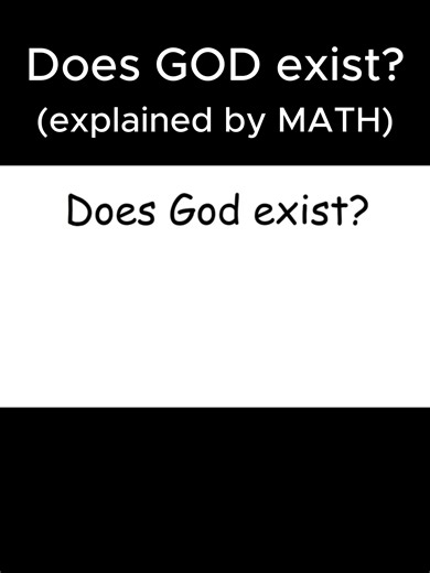 Does God Exist? A Mathematical Perspective