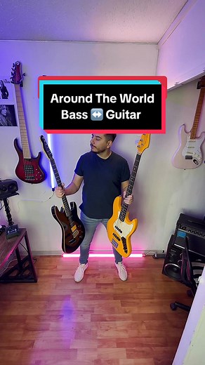Around The World: Bass and Guitar Switch Cover