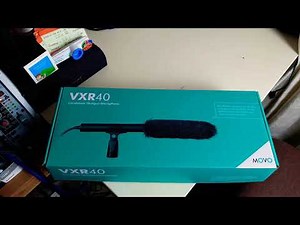Movo VXR40 Condenser Shotgun Microphone Unboxing