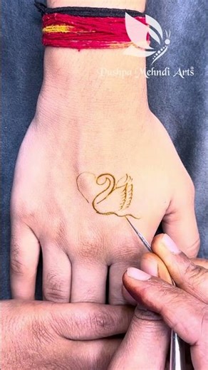 Try this easy henna art and level up your skills today🤍#mehndidesign #henna #beginners #viralshort