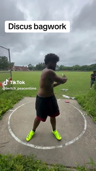 Breaking in New Track and Field Shoes for Discus