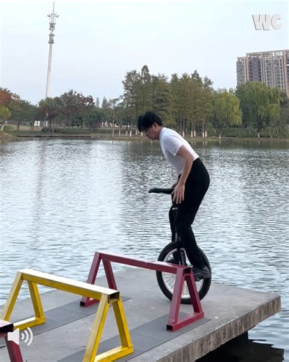 Riding the Impossible: The Unicycle Master 🚲 | Watercooler