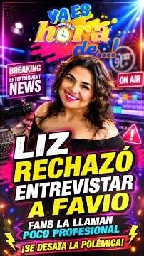 ¿Liz Arreola fue poco profesional con Favio? 😱