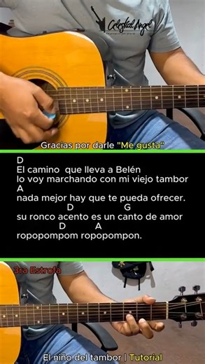 En este tutorial te enseño la tercera estrofa de “El Niño del Tambor” en guitarra acústica, explicada paso a paso y pensada especialmente para principiantes. Aprenderás los acordes y el rasgueo de manera sencilla para que puedas tocar este hermoso canto navideño en reuniones, presentaciones o en casa con tu familia. Deseo que este tutorial sea de bendición y te ayude a seguir creciendo en tu aprendizaje musical. | Celestial Angel Channel