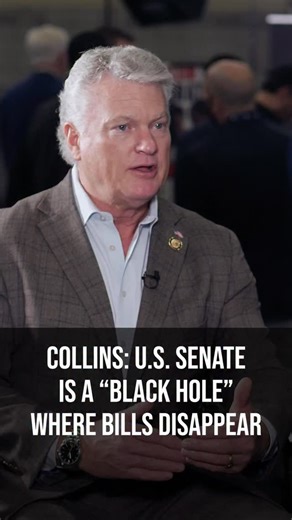 Breitbart on Instagram: "Congressman Mike Collins (R-GA) expressed frustration with the U.S. Senate not passing some of the bills that would codify President Trump’s executive orders, stating that the Senate is a “black hole” where bills go and disappear. Filmed by @perdiefilms 🎥"
