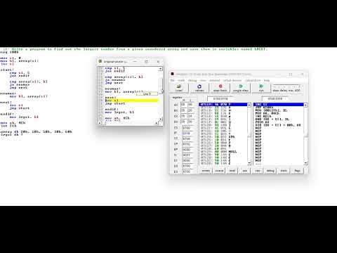 find the largst number of unsorted array