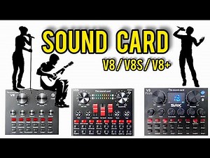 Sound Card V8/V8S/V8+ - Audio Recorder...Sinhala... ‪@Soundoperator‬