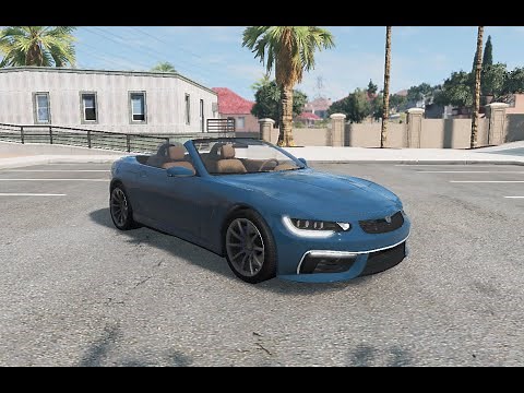 ETK K Series Facelift Convertible test drive I Beamng Realistic Drives