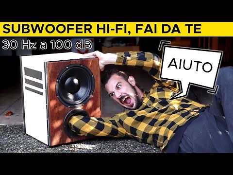 SUBWOOFER Fai Da Te Potente e Profondo, 100 dB a 30 Hz fanno TREMARE tutto