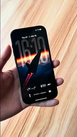 POV: Watching Starship launch from your Lock Screen 🚀🌌#shorts #spacex #starship #iphone #wallpaper