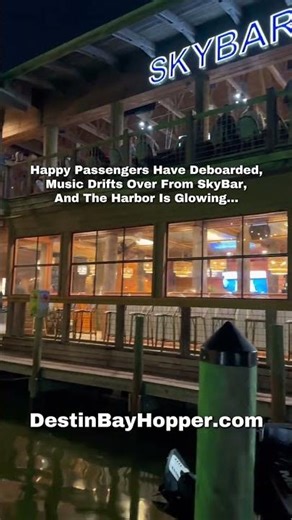 Destin Harbor at Night | Live Music & Boat Tours