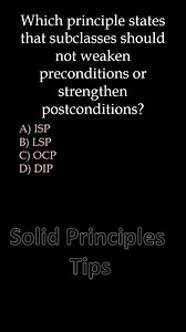 SOLID Principles Q&A (Q26) | Software Design Made Simple #shorts #solidprinciples