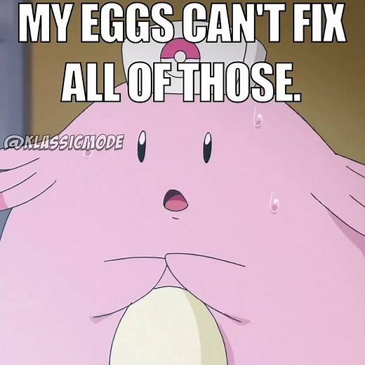 Chansey Eggs Can Heal Anything