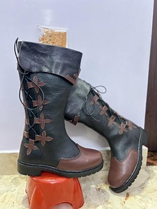 Medieval Leather Boots: Viking Pirate Style, Custom Made - Etsy