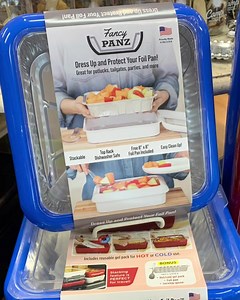 25 reactions | FANCY PANS! One of our most popular items! All Fancy Panz include a foil pan, spoon and removable clear lid. Perfect for potlucks, picnics, parties, tailgating, and at home! #fun #YorkPA #giftsforeveryone #gifts #collageofyork #boutique #york #shopsmall #shoplocalbusiness #giftshop #yorkpabusiness #food #potlucks #tailgating #tailgatingfood #tailgatingfun #parties | Collage Shop | Facebook