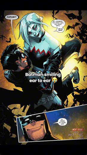Smiling ear to ear 😭 #batman | flatline and robin