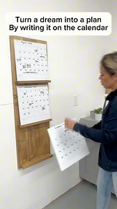 5.8K views · 56 reactions | Manage the time better with a better calendar system! Watch the full video and get the plans and cut list from Ana-White.com #calendar #familycommandcenter #familycalendar #back2school #backtoschool #timemanagement #getorganized #homeorganization #homeoffice #woodworking #fiveminutecrafts #diyprojects #anawhite #anawhiteplans #wallcalendar #woodwork | Ana-White.com | Facebook