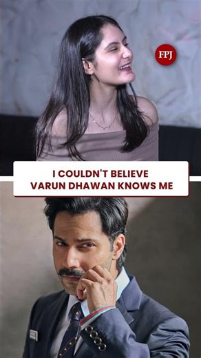 #border2 actress #ishikagagneja RECALLS sweet encounter with #varundhawan