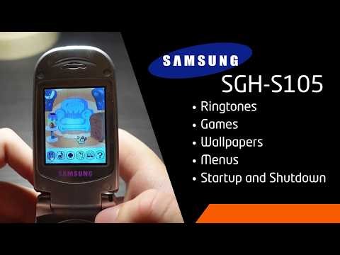 Samsung SGH-S105 Showcase: Ringtones, Games, Wallpapers, & Menus