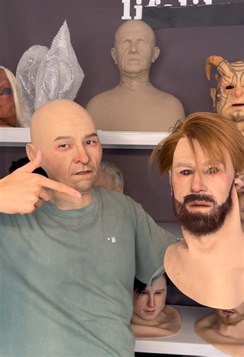 Realistic Silicone Masks for Halloween Cosplay