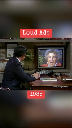 Why are TV commercials so loud? David Horowitz answers a viewer’s question on Fight Back! in 1985. #80s #nostalgia #retro #1980s #question | Watch Fight Back
