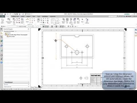 NX 10 Dimension Line Breaks - NX - PROLIM PLM Tip of the Week