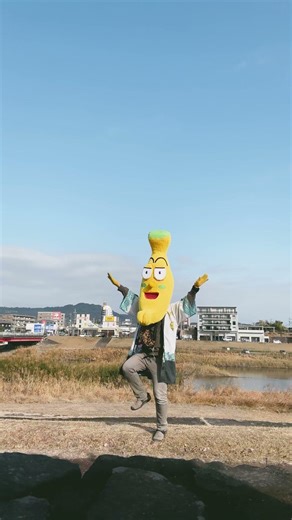 Banana dancing to the Honnoji Incident #Banao #Yuruchara #funny #Dance #Dance #ThankYou