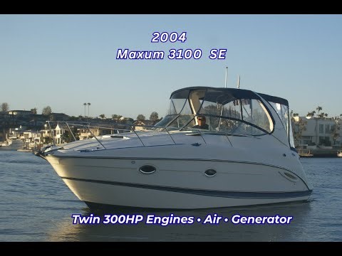 2004 Maxum 3100 SE Express Cruiser Tour by South Mountain Yachts