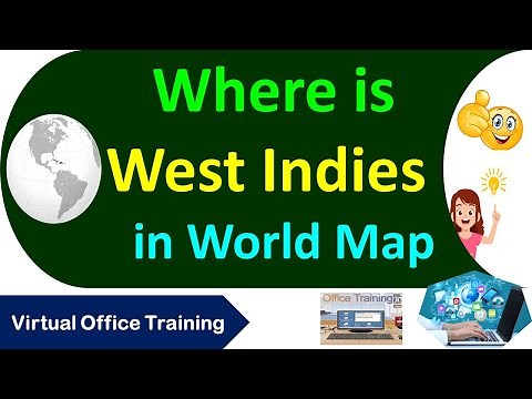 Where is The West Indies in the World Map - #generalknowledge
