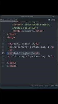 Creating Lines in HTML using the HR #coding tag