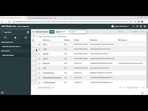 7. OAuth 2.0 for ServiceNow Inbound Integration