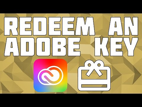 Redeem a key on your Adobe Account! Redeem a CC subscription key with Adobe!