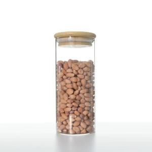[Hot Item] Different Size Transparent Kitchen Glass Container Food Storage Can/Jar
