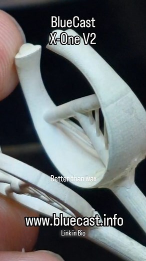 BlueCast | BlueCast X-One V2....the only castable resin for 3d printers compatible with ultrafast burnout 1 or 2 hr. www.bluecast.info #bluecast... | Instagram