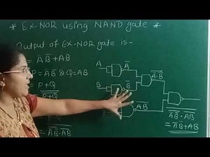 EX-NOR using NAND gate