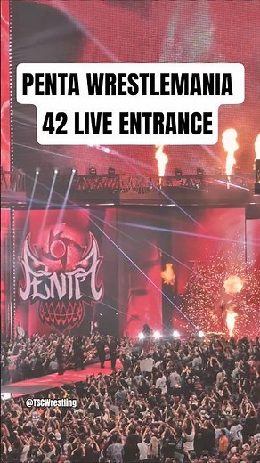 Penta's Epic WrestleMania 42 Live Entrance