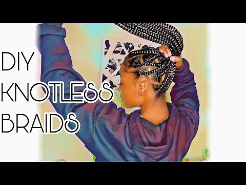 Jumbo Knotless Braids Tutorial