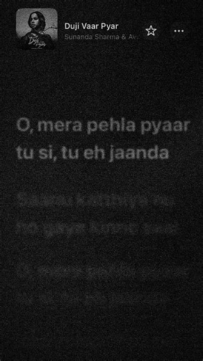 ✨Lyric.world _music🎶 on Instagram: "Duji Vaar Pyar❤️‍🩹🥺….."