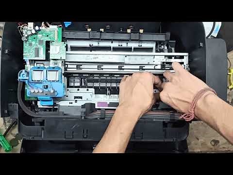 Hp Ink tank printer Strange noise head stuck repair fix