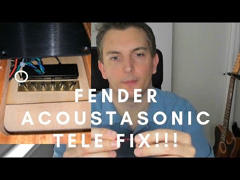 Fender Acoustasonic Telecaster Piezo Fix