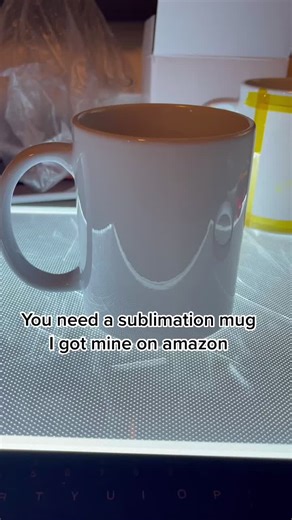 How to make a sublimation mug! I don’t have a mug press so I use a convection oven #sublimationtips #sublimation #mugs #easydiy #funproject#smallbiz