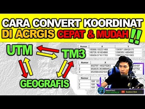 Tutorial Mudah Convert Koordinat BPN/TM3-UTM-Geografis di ArcGIS || anggafebriano.com
