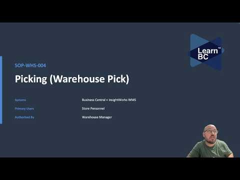 How to Pick Materials for Production in Business Central | WMS Handheld | SOP-WHS-004
