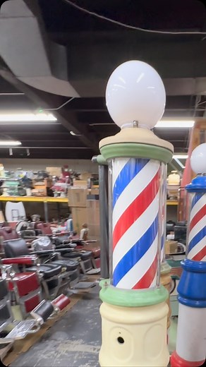 @mr.beauty.equipment on Instagram: "We have vintage Barber Poles available 💈Call for pricing 800-545-3777 #barberpole"
