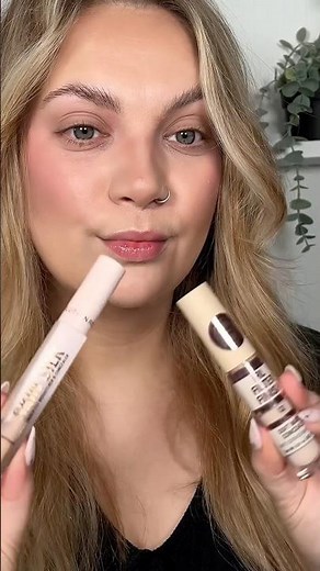 Full coverage Vs. Serum concealer👀💦