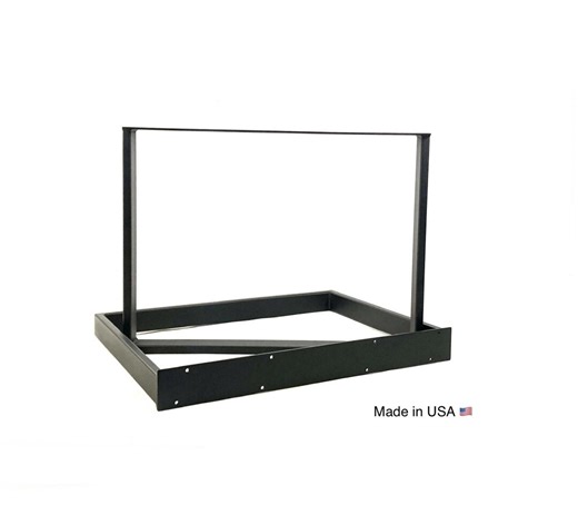 Metal Dining Table Legs/3x1 Steel/powdercoat Finish/you Choose Height, Width/set of Two/made in USA - Etsy