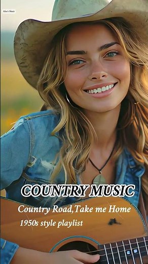 1950s Style Country Music Playlist, Country Roads Take Me Home#music #countrymusic #JohnDenver