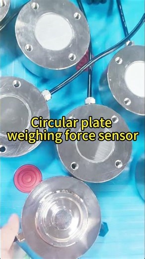 This is a low-profile, disc-type load cell #loadcell #forcemeasurement #tankweighing
